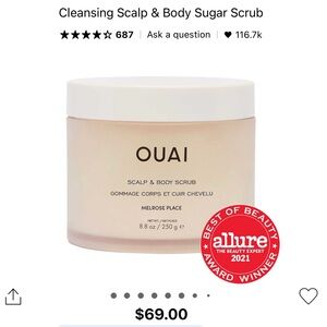 OUAI Scalp & Body Scrub 250g